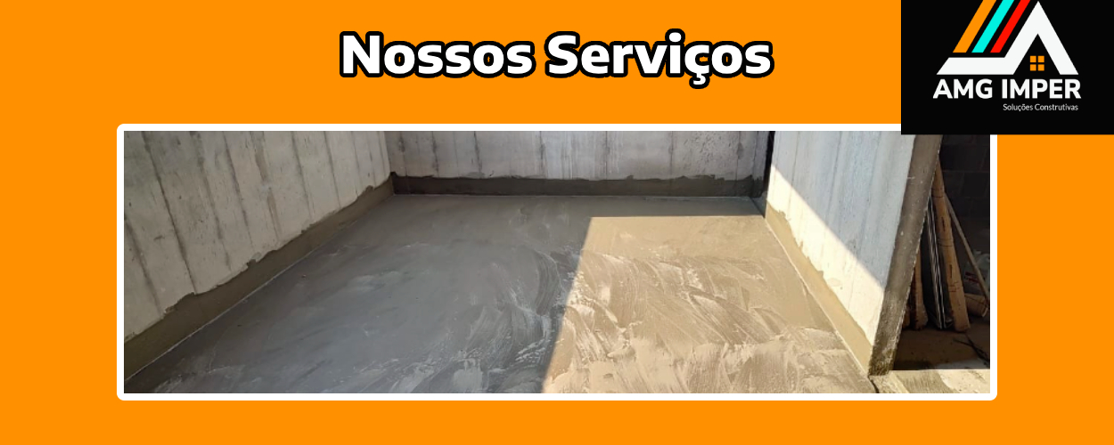 Serviços prestados pela AMG Impermeabilizações