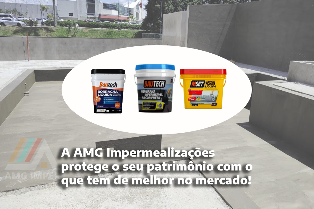 Trabalhamos com as melhores marcas de impermeabilização do mercado